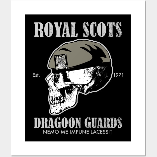 Royal Scots Dragoon Guards (distressed) Wall Art by TCP